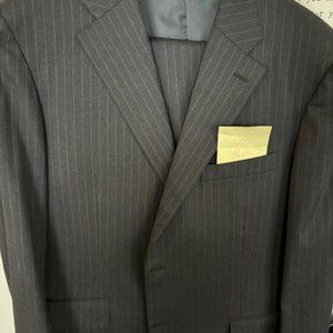 Canali Charcoal pinstripe power suit